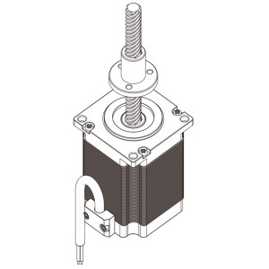 57mm外部驅(qū)動(dòng)式直線(xiàn)步進(jìn)電機(jī)-23HY76