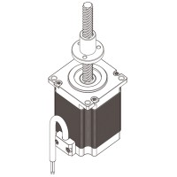 57mm外部驅(qū)動式直線步進(jìn)電機(jī)-23HY45